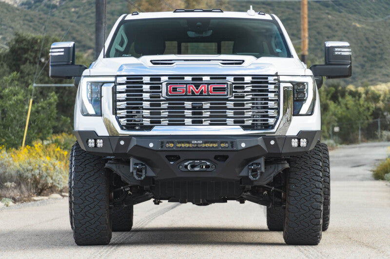 DV8 Offroad 24-26 GMC Sierra 2500/3500 Spec Series Front Bumper w/ Winch