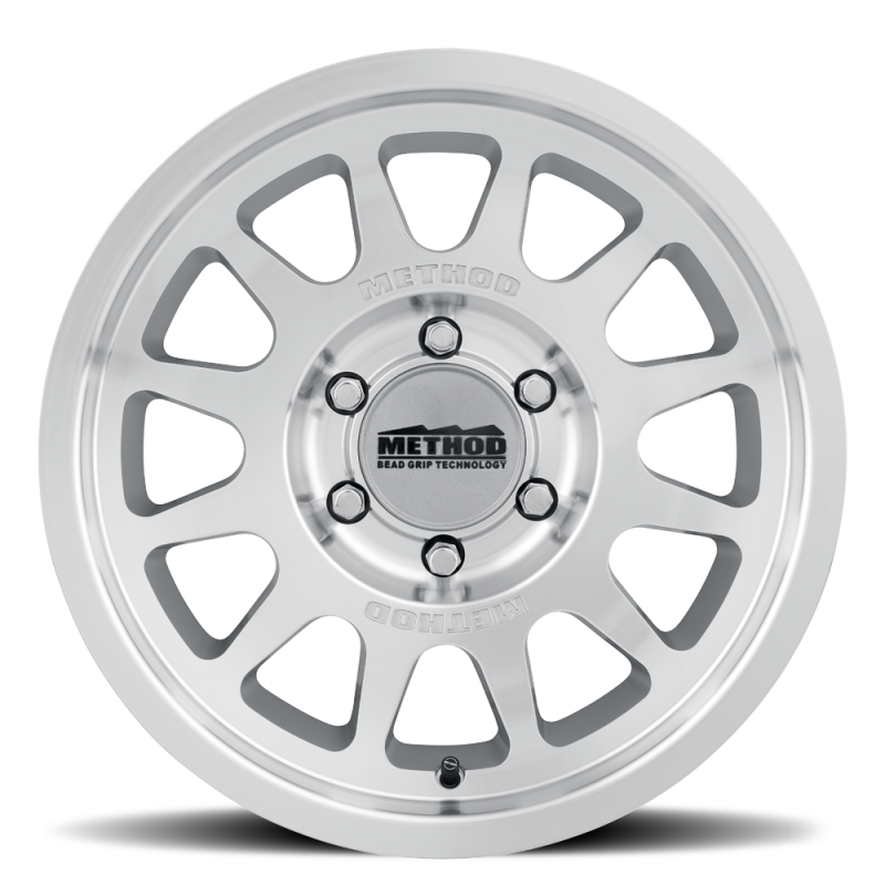 Method MR703 Bead Grip 18x9 12mm Offset 6x135 87mm CB - Machined Clear Coat