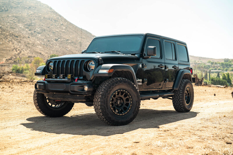 DV8 Offroad 2018-2025 Wrangler JL Push Bar for Mopar Rubicon Steel Bumper