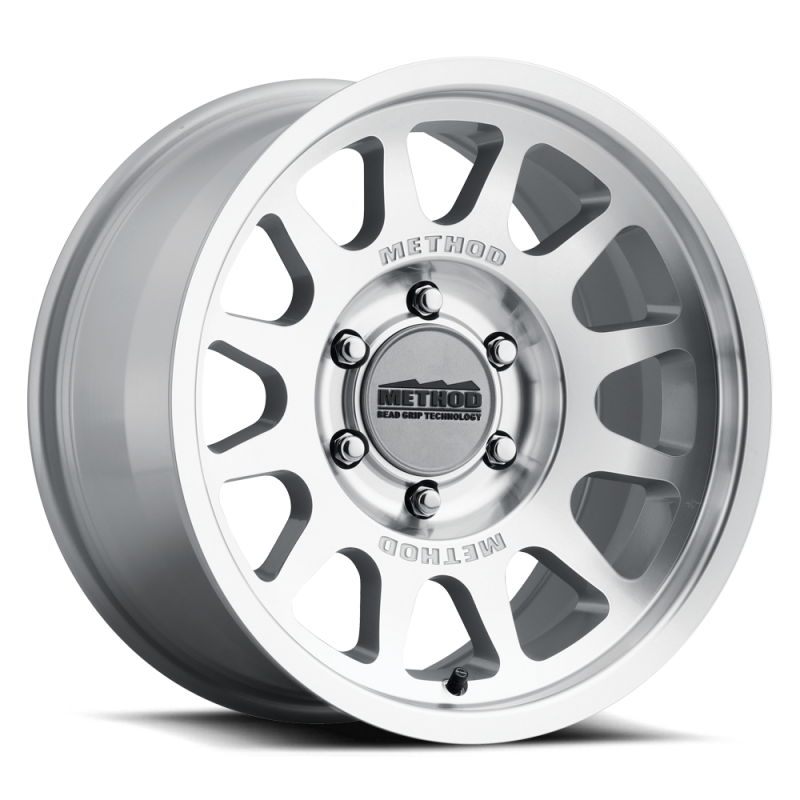 Method MR703 Bead Grip 20x9 0mm Offset 6x135 87mm CB - Machined Clear Coat