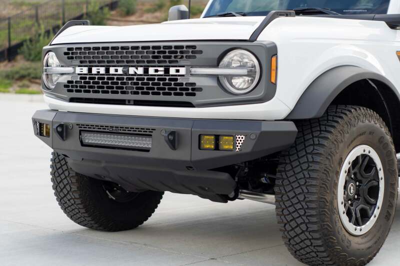 DV8 Offroad 2021+ Ford Bronco Front Bumper V2 - OE Plus Series (Works w/o ACC Relocation)