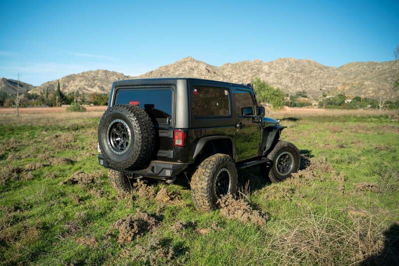 DV8 Offroad 07-18 Jeep Warngler JK Mid-Width Rear Bumper