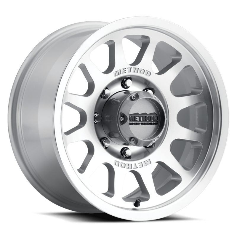 Method MR703 Bead Grip 18x9 12mm Offset 8x6.5 130.81mm CB - Machined Clear Coat
